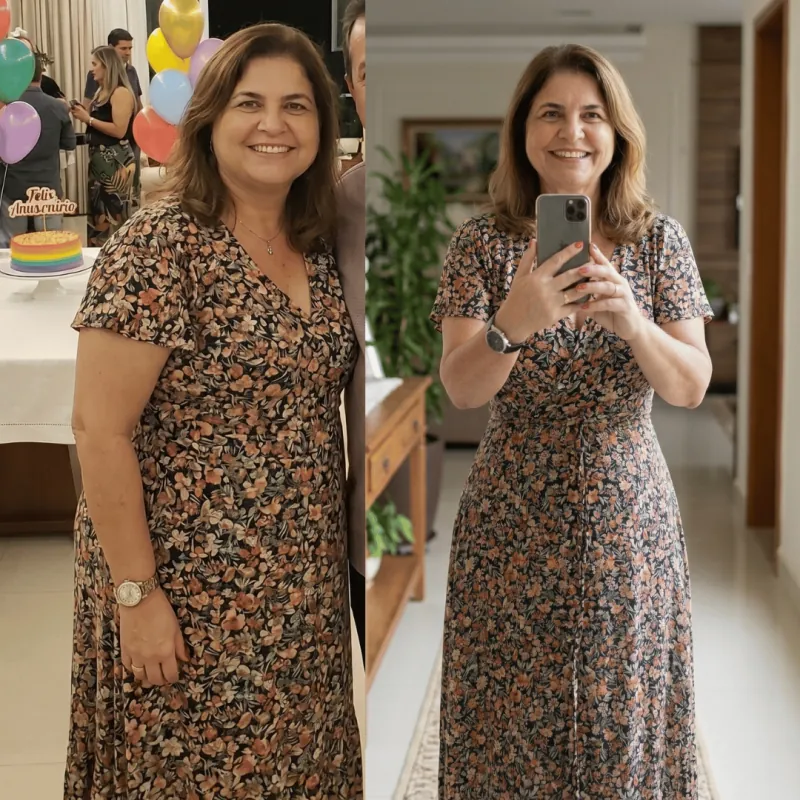 Resultado de aluna do Desafio Pilates 50+